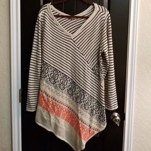 Asymmetrical Sweater Top